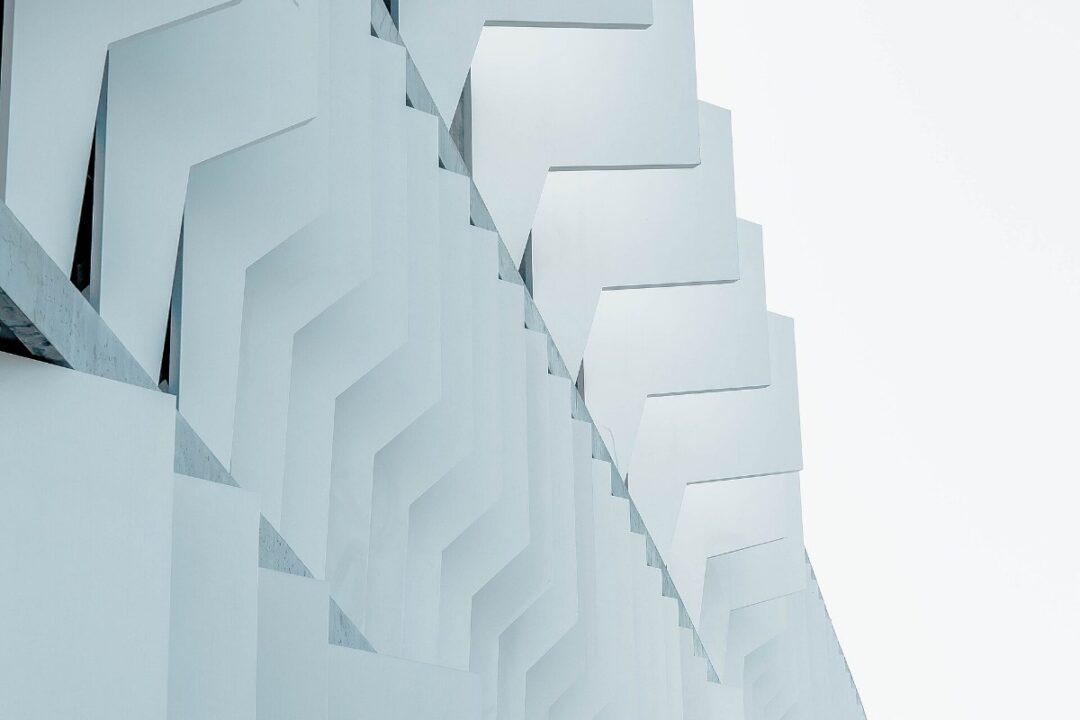 Modern architecture facade
