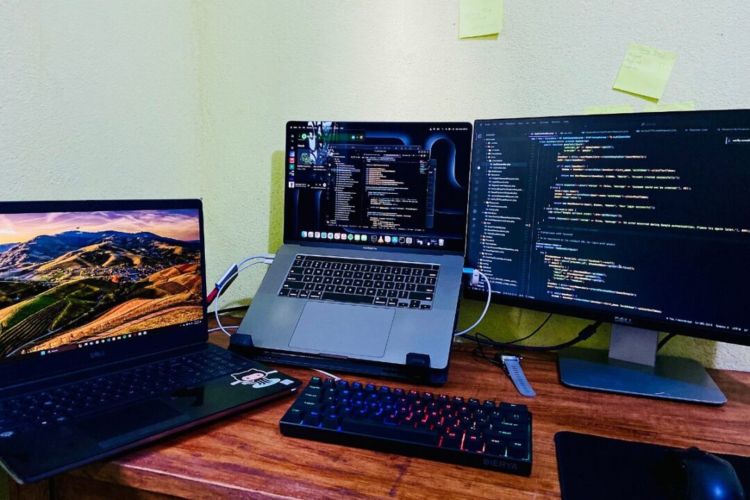 Workspace desk setup
