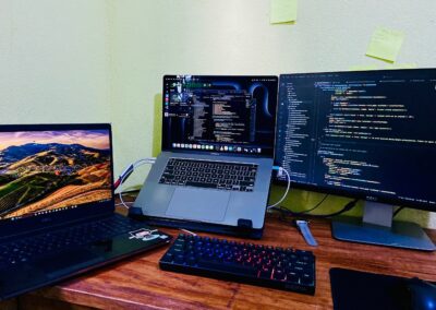Workspace desk setup
